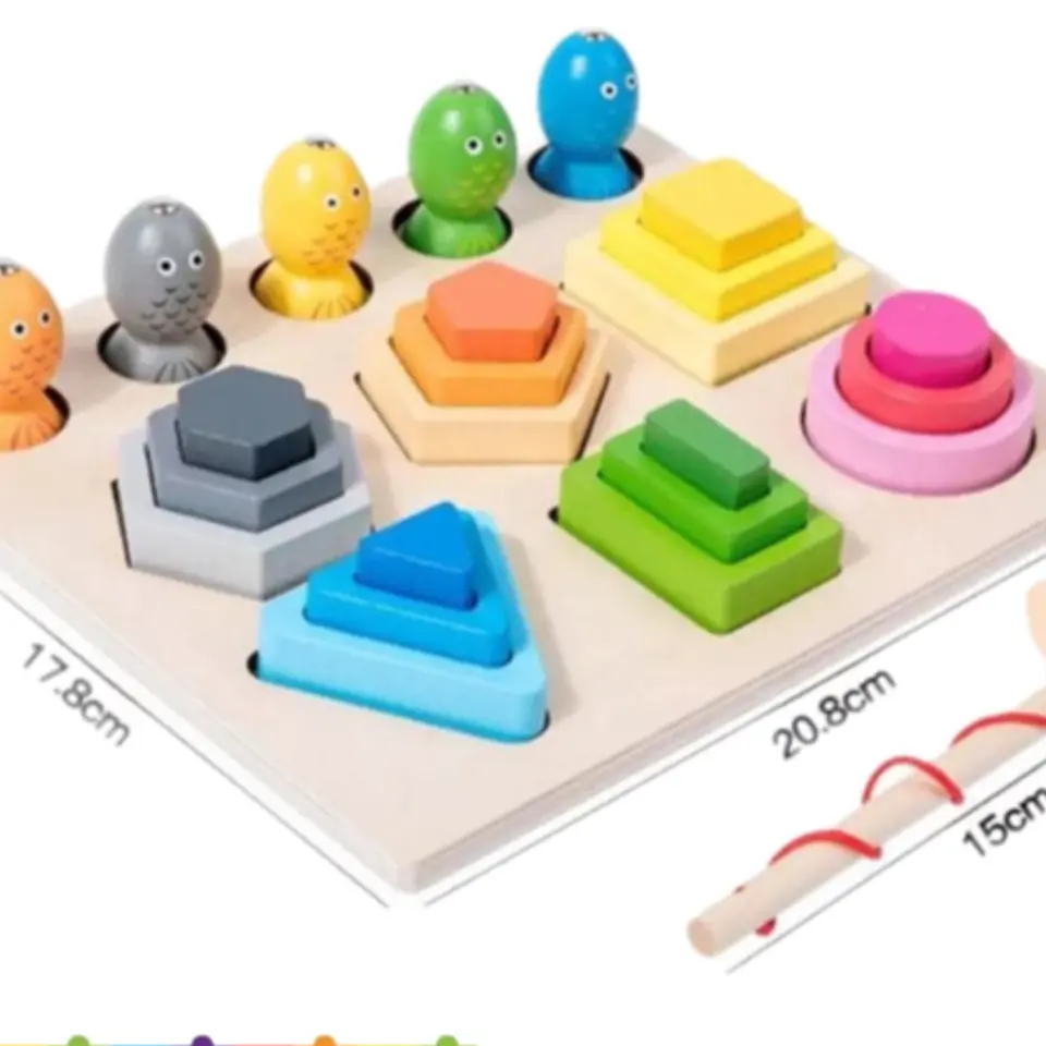 Juego encaje y pesca  3