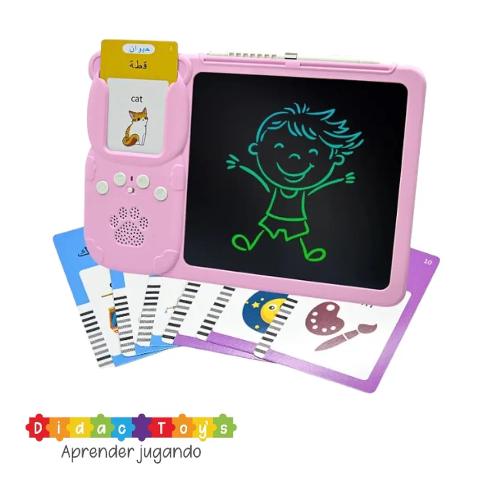 Tablero Didáctico Con 255 Tarjetas Español-inglés 1