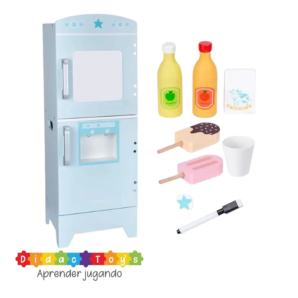 Refrigerador infantil de madera  1