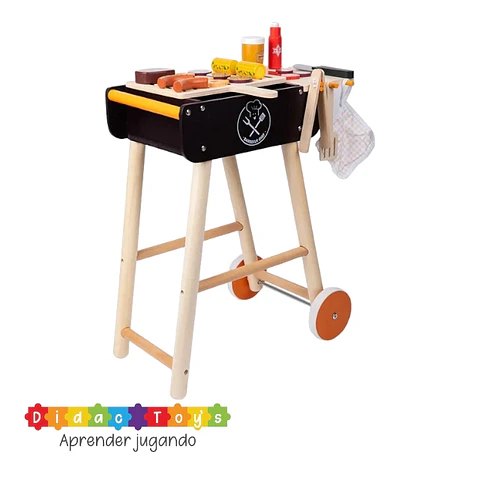 Parrilla infantil de madera