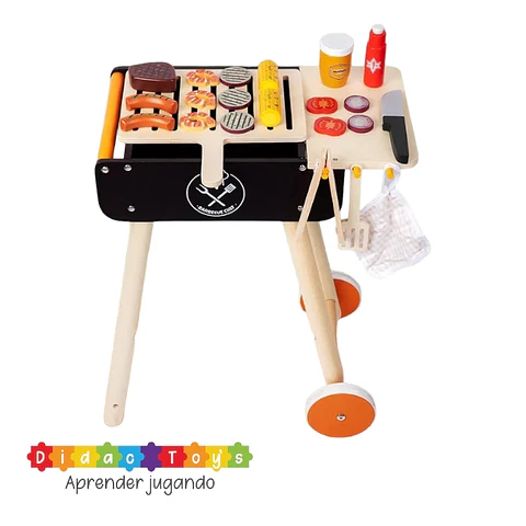 Parrilla infantil de madera