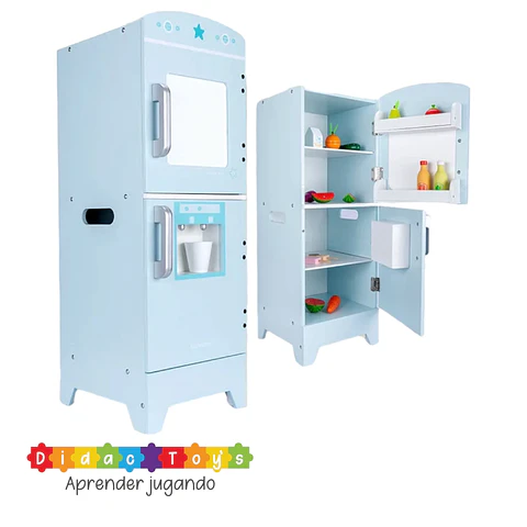 Refrigerador infantil de madera 