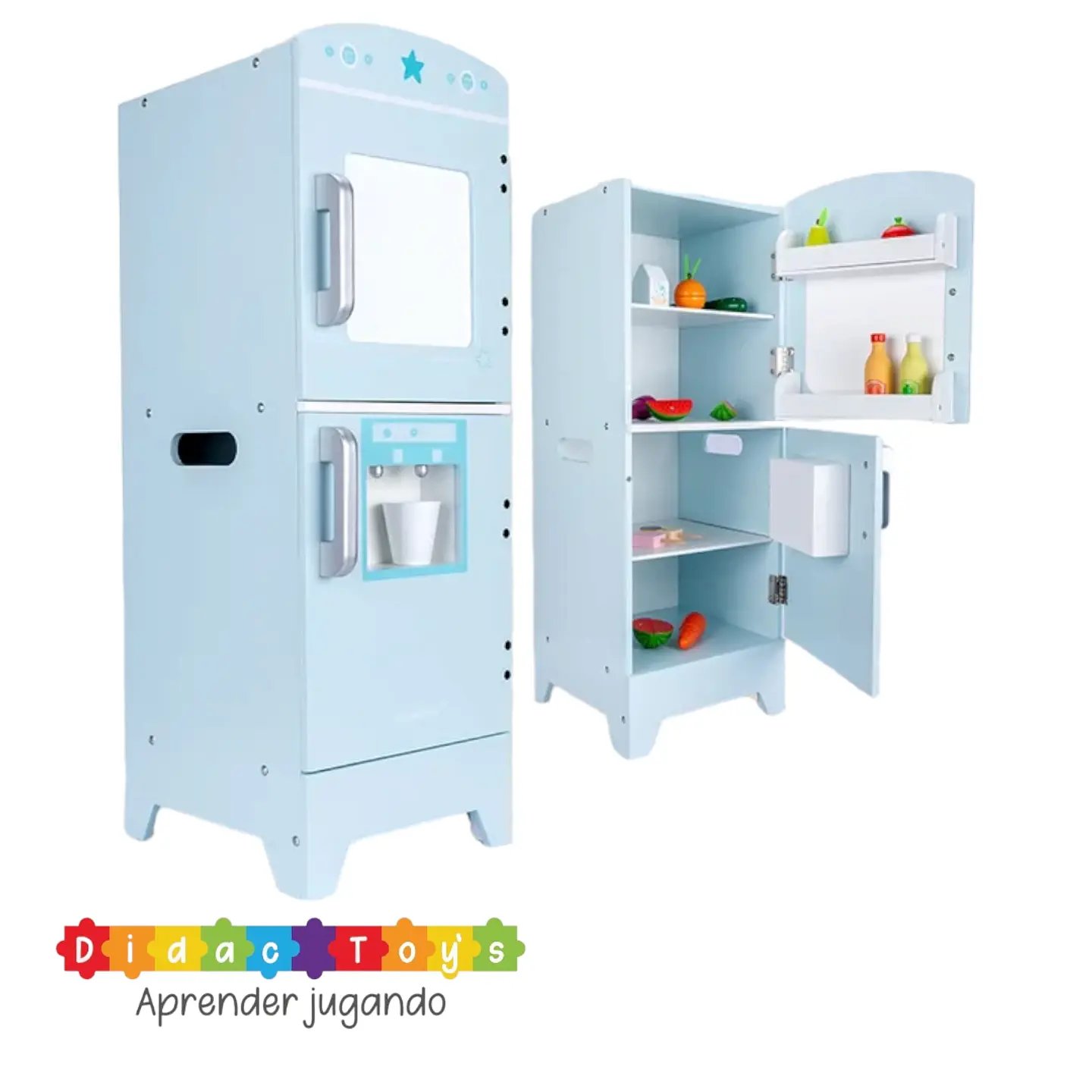 Refrigerador infantil de madera  2
