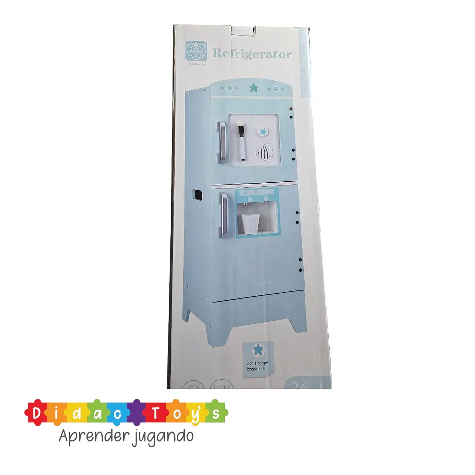 Refrigerador infantil de madera  4