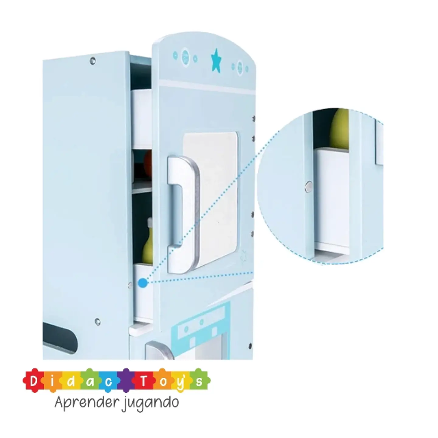 Refrigerador infantil de madera  5