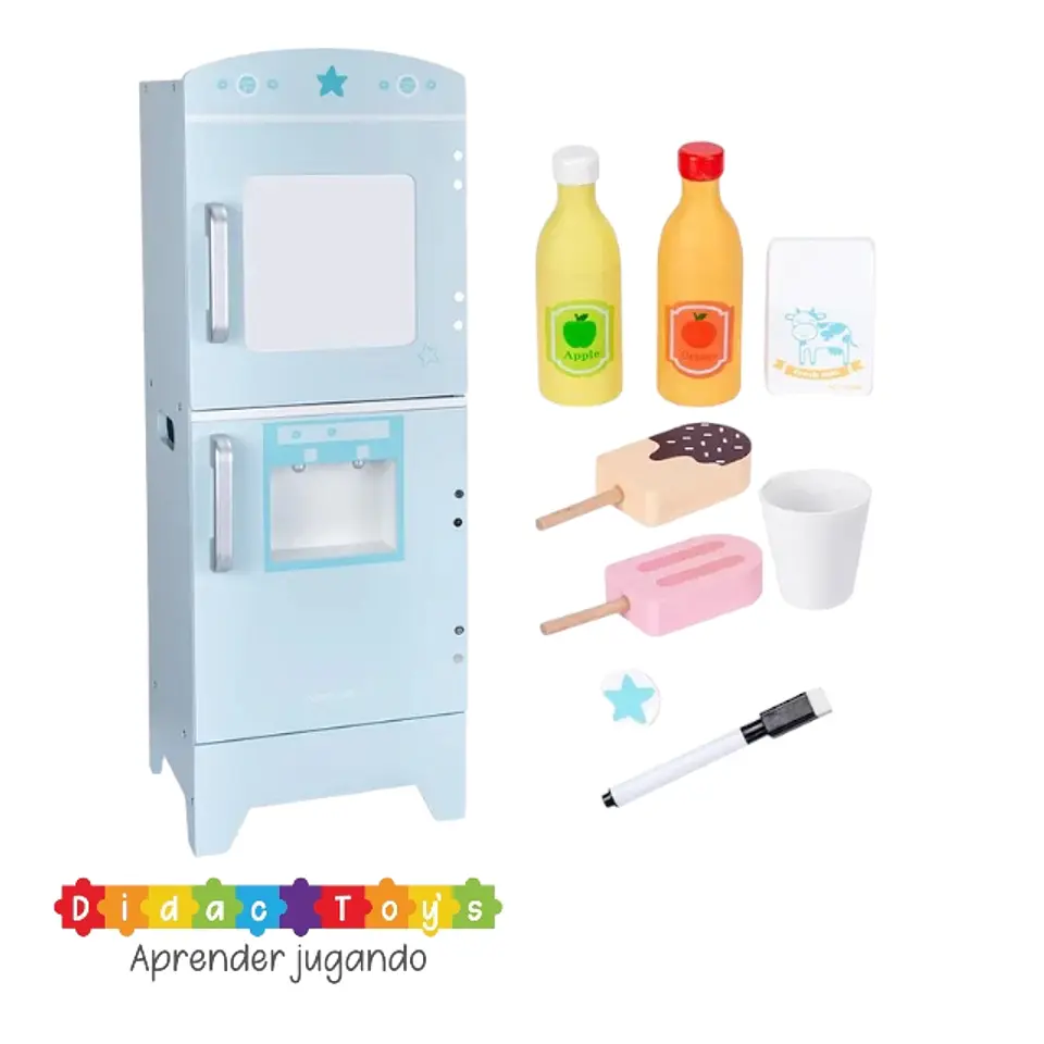 Refrigerador infantil de madera  7