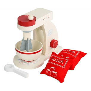 Batidora Mezcladora Para Niños Juguete De Madera Didáctico