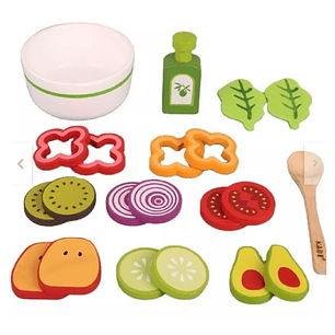 Ensalada De Verdura Juguete Didáctico De Madera