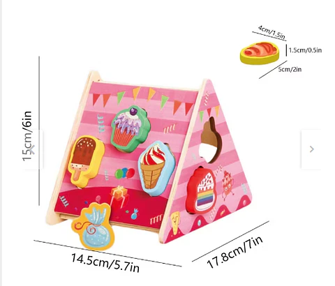 Juego de Clasificación De Formas y Encaje didactico