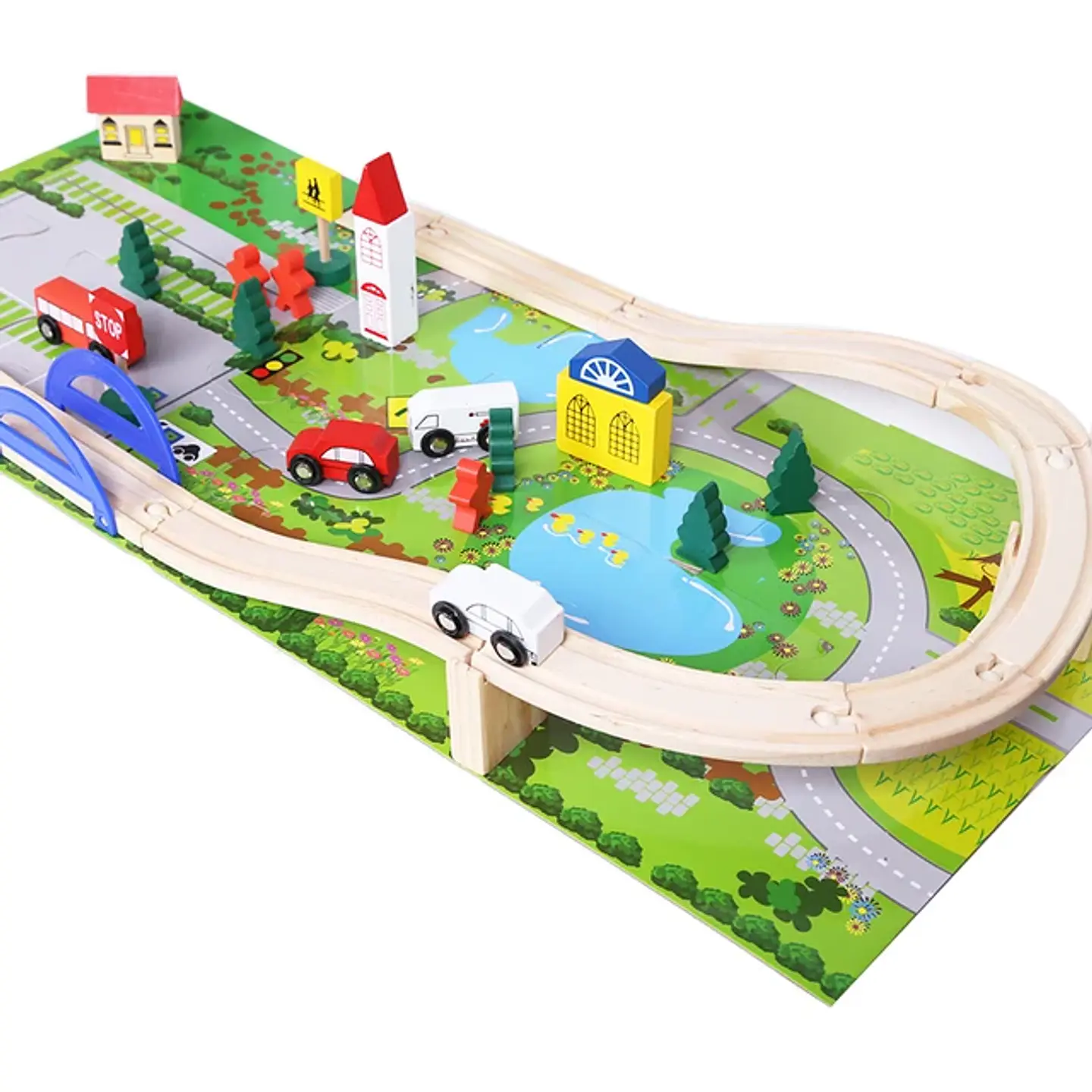 Pista de Madera ciudad didactico 7