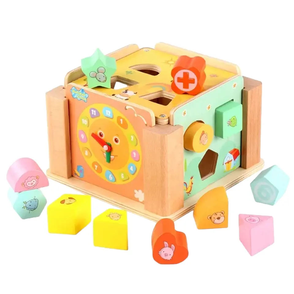 Caja motricidad multiencaje animales didactico 1