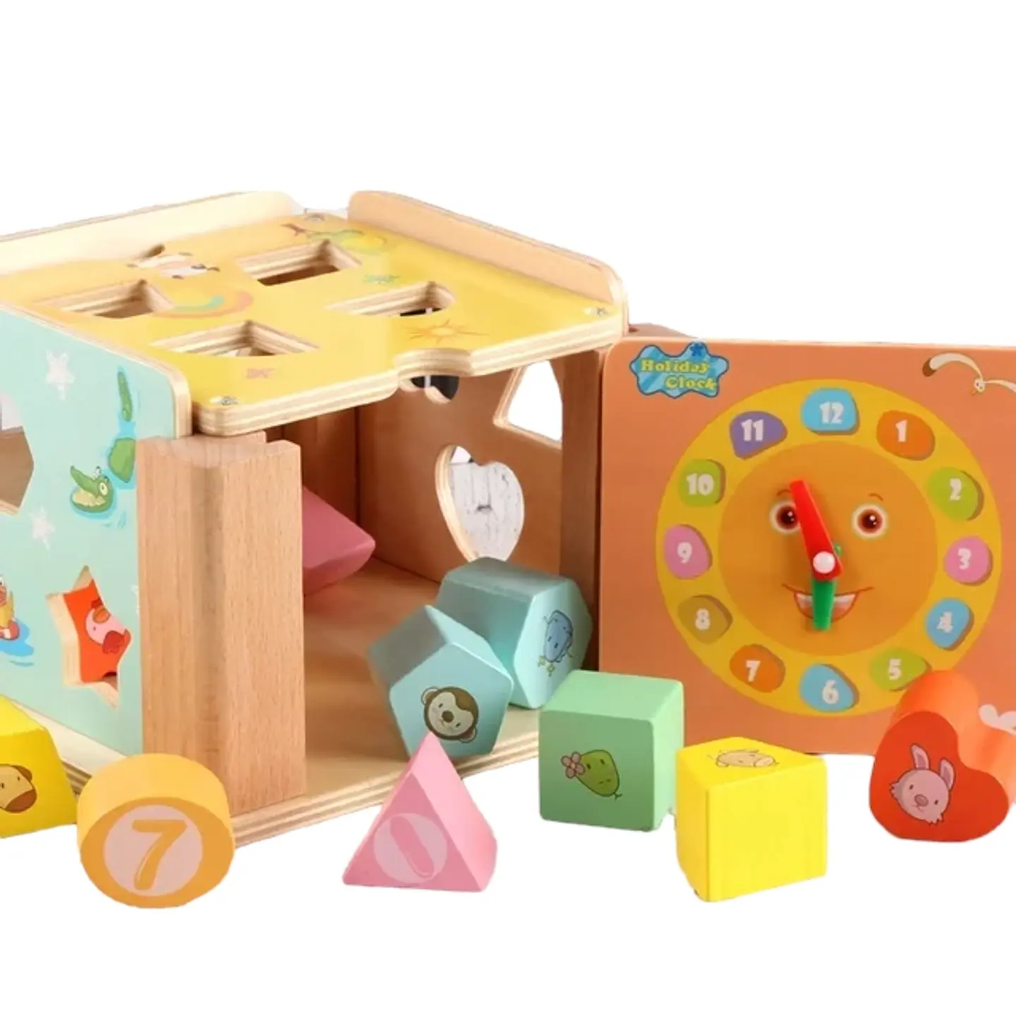 Caja motricidad multiencaje animales didactico 5
