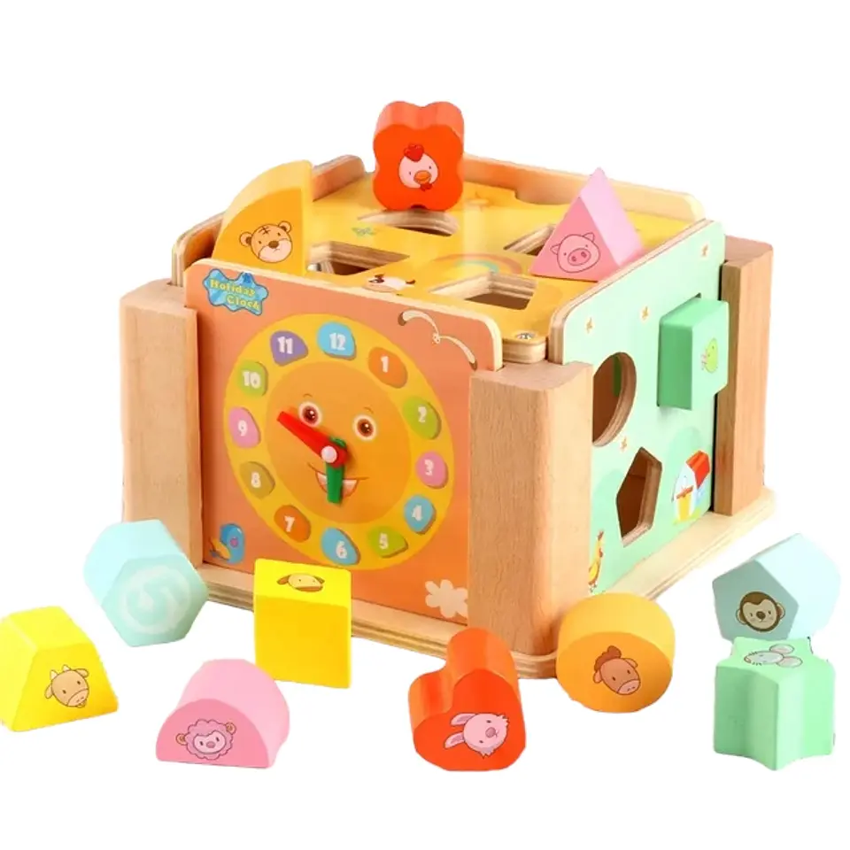 Caja motricidad multiencaje animales didactico 6