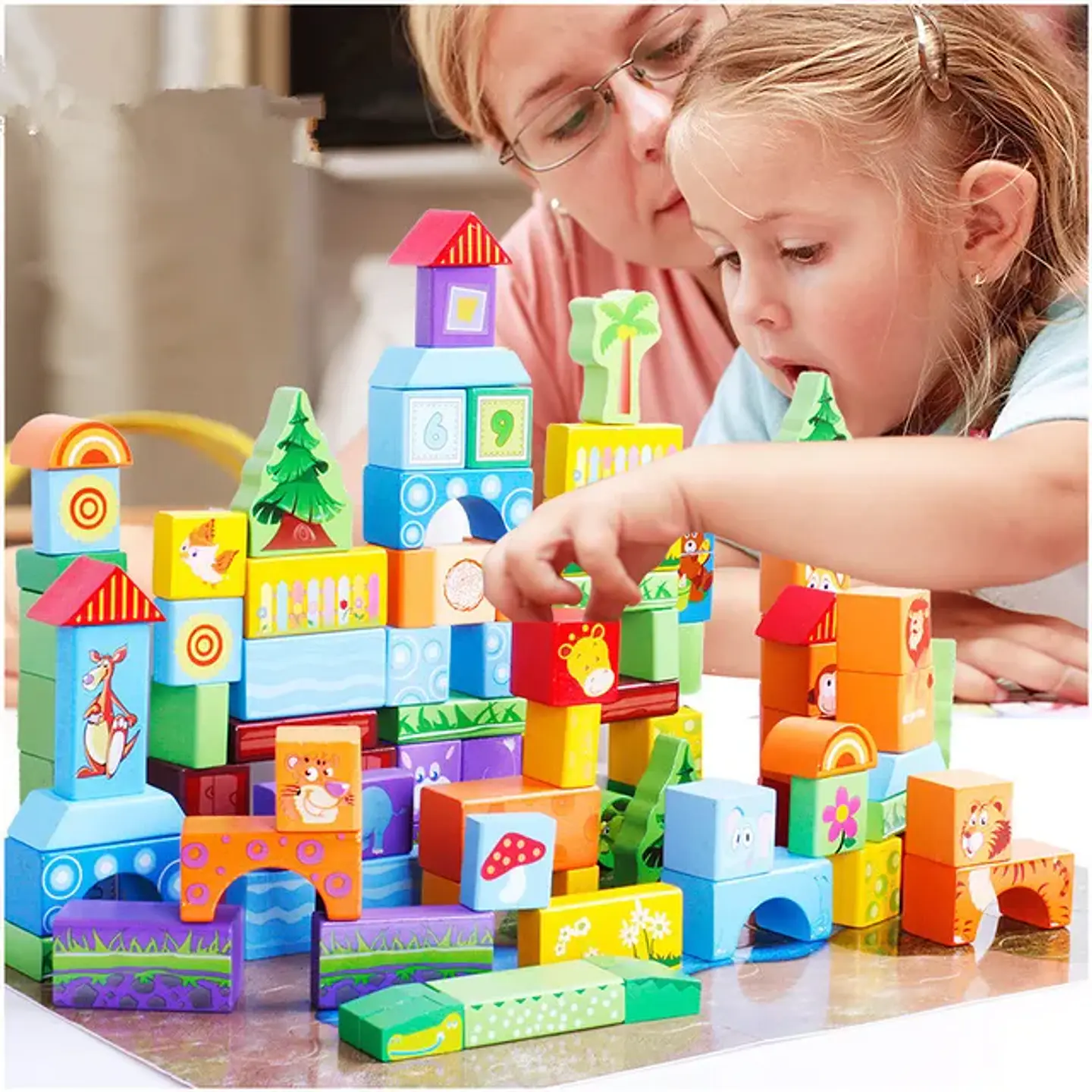 Bloques de construcción granja 100 pcs 3