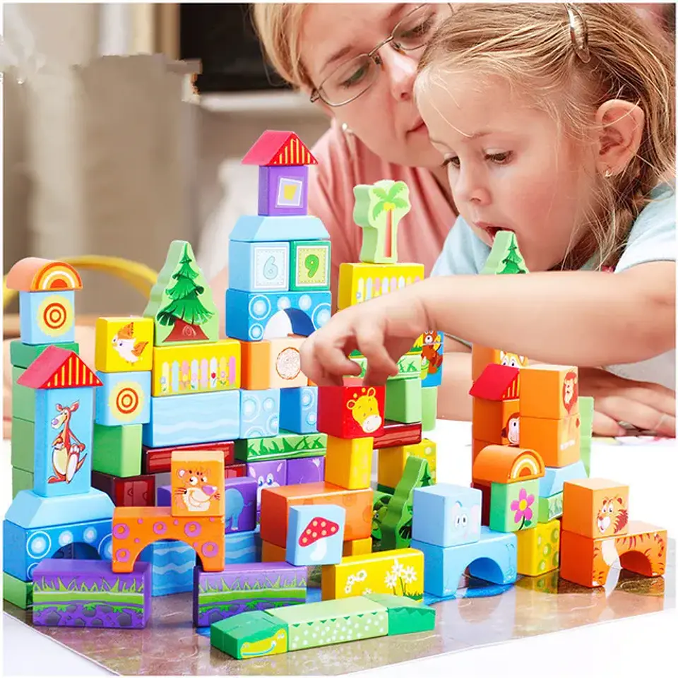 Bloques de construcción granja 100 pcs 3