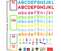 Letras y Numeros Magnético 253 Piezas