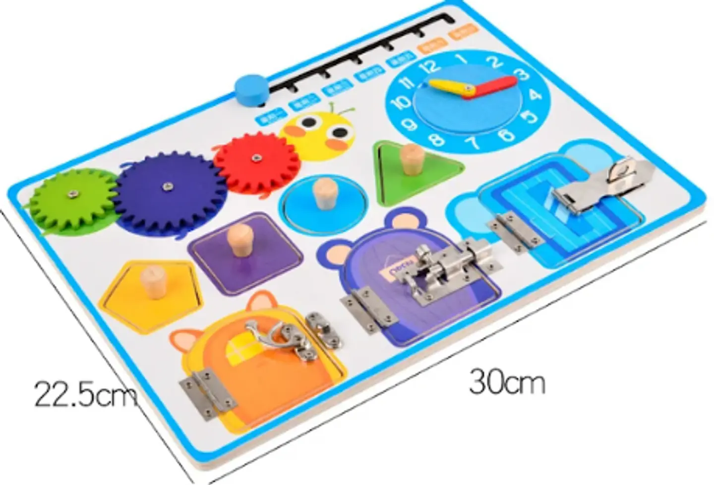 Tablero de Cerraduras montessori  4