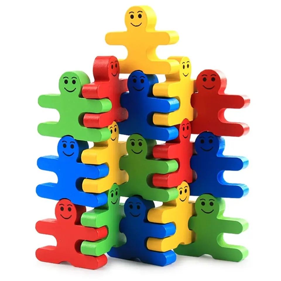 Juego de equilibrio de madera 1