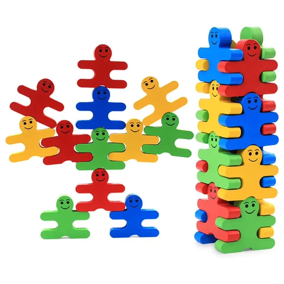 Juego de equilibrio de madera 4