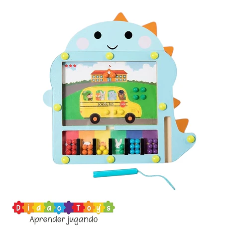 Tablero Montessori clasificación colores con Imán