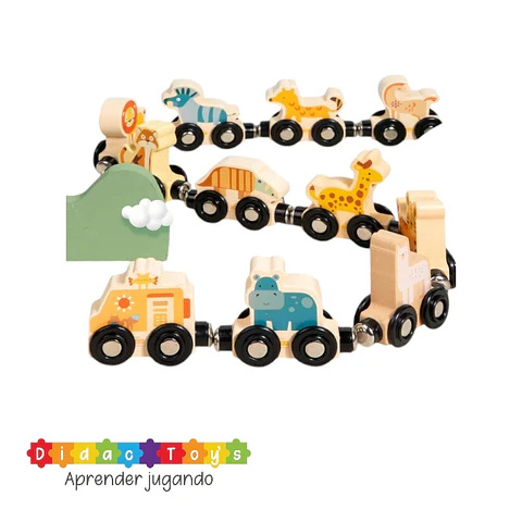 Tren animales con Iman