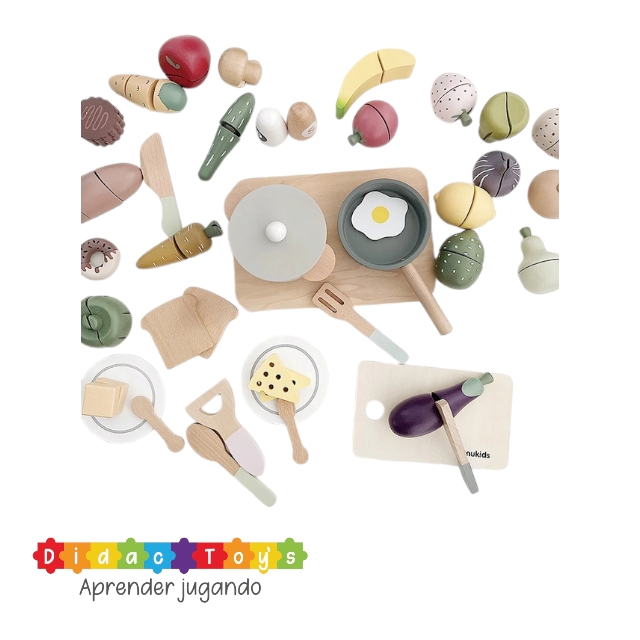 Set de Cocina de madera 40 pcs