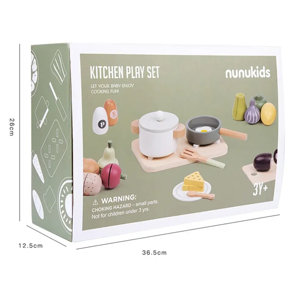 Set de Cocina de madera 40 pcs  2
