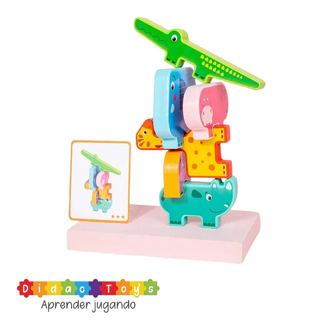 Juego didactico bloques de equilibrio con secuencias