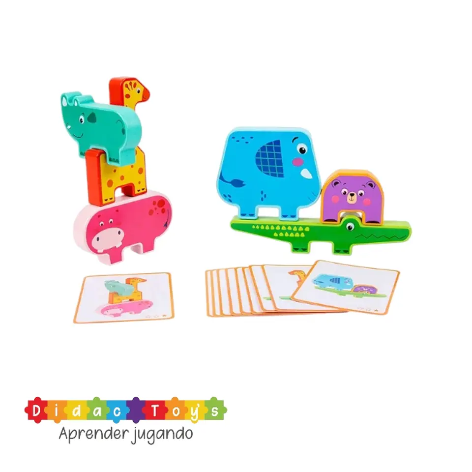Juego didactico bloques de equilibrio con secuencias 3