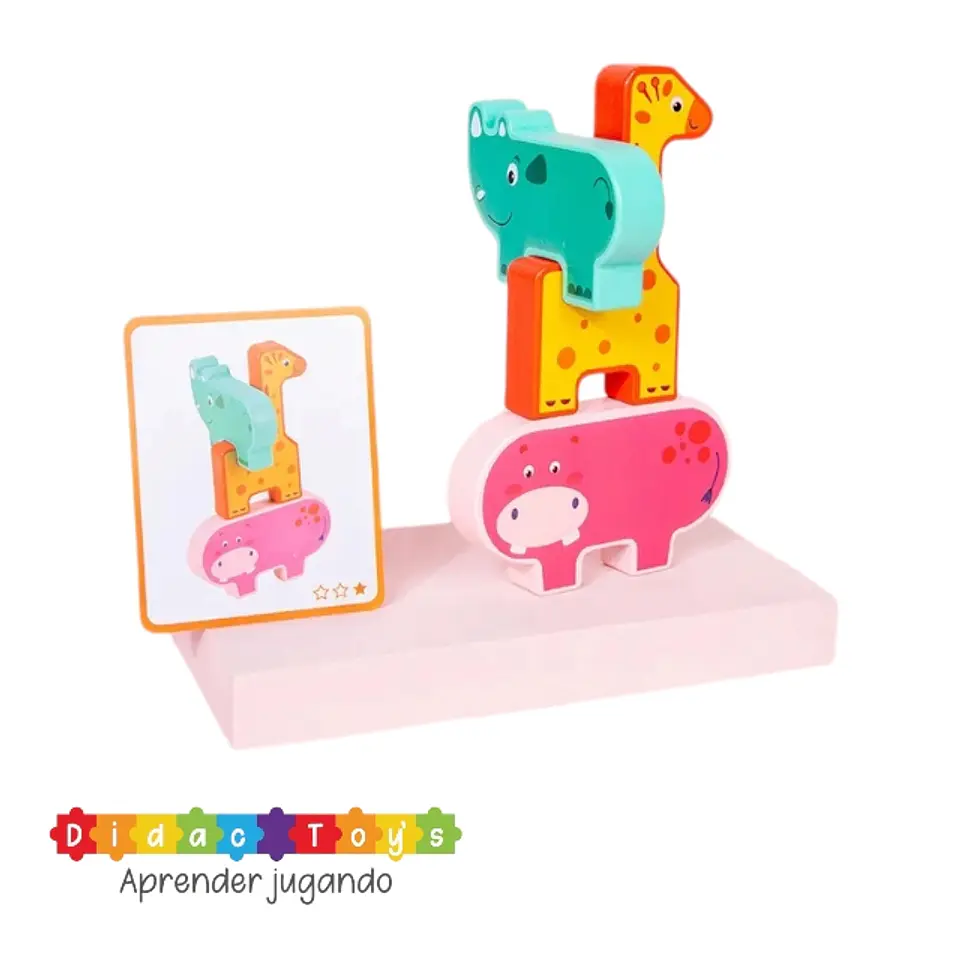 Juego didactico bloques de equilibrio con secuencias 4