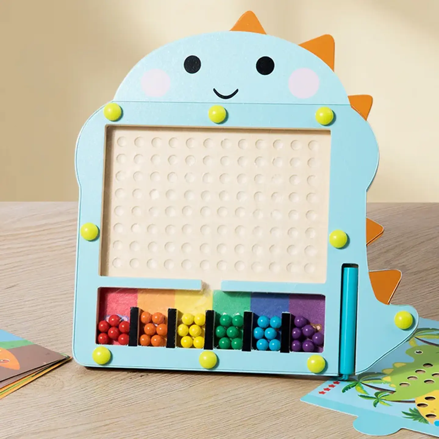 Tablero Montessori clasificación colores con Imán 3
