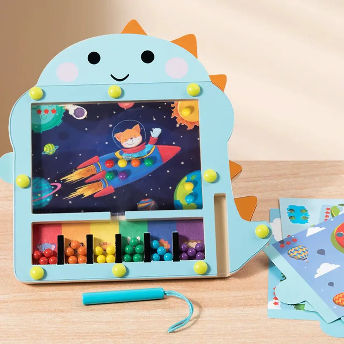 Tablero Montessori clasificación colores con Imán 5