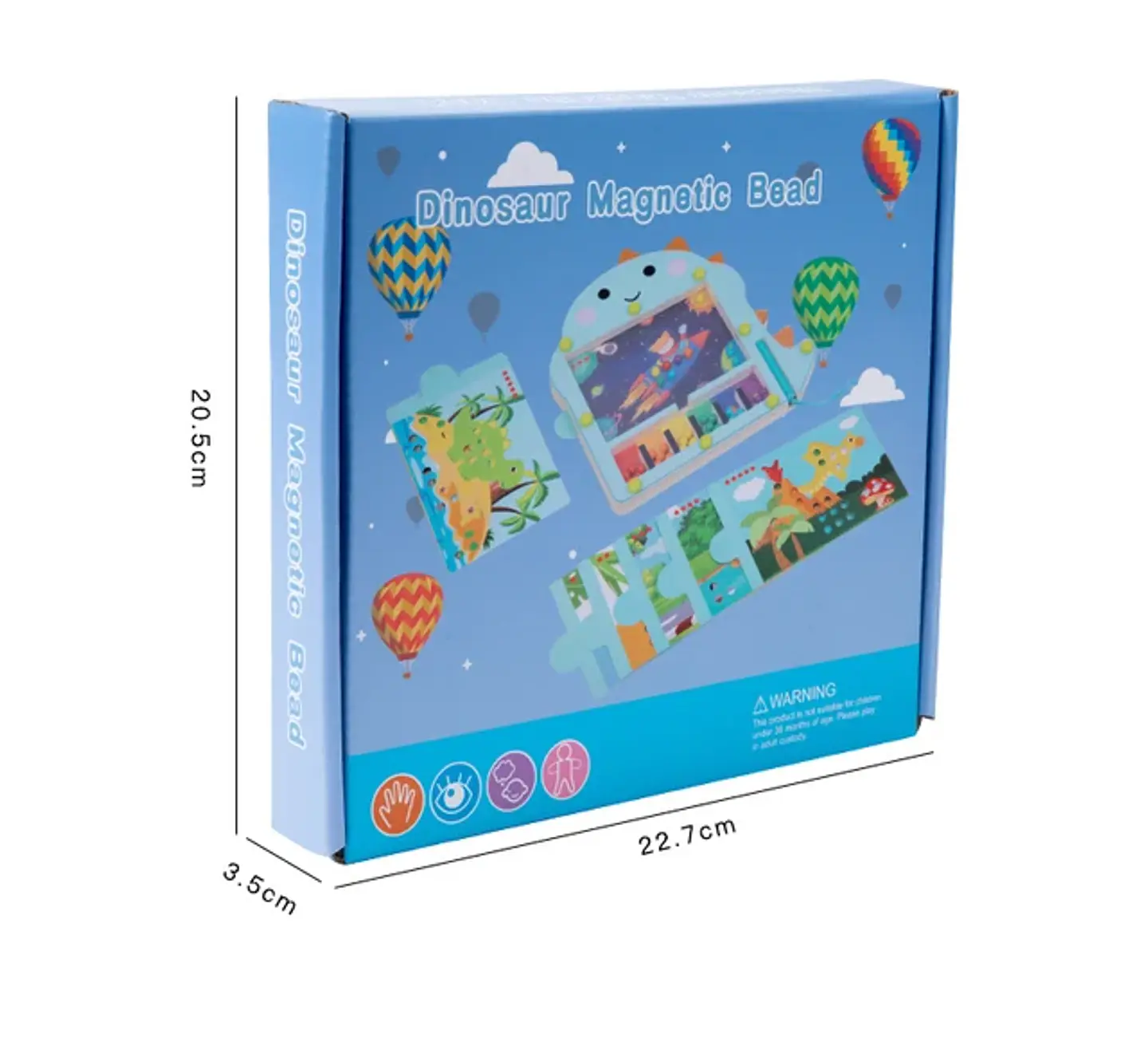 Tablero Montessori clasificación colores con Imán 2