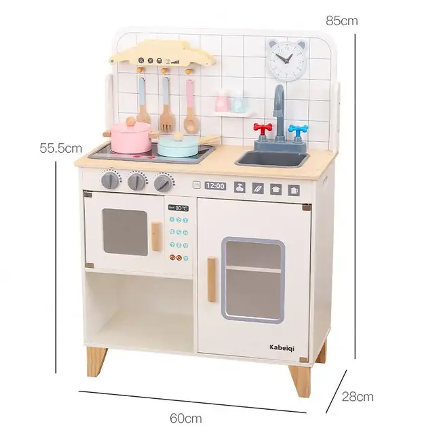 Cocina de madera con accesorios luz y sonido 2