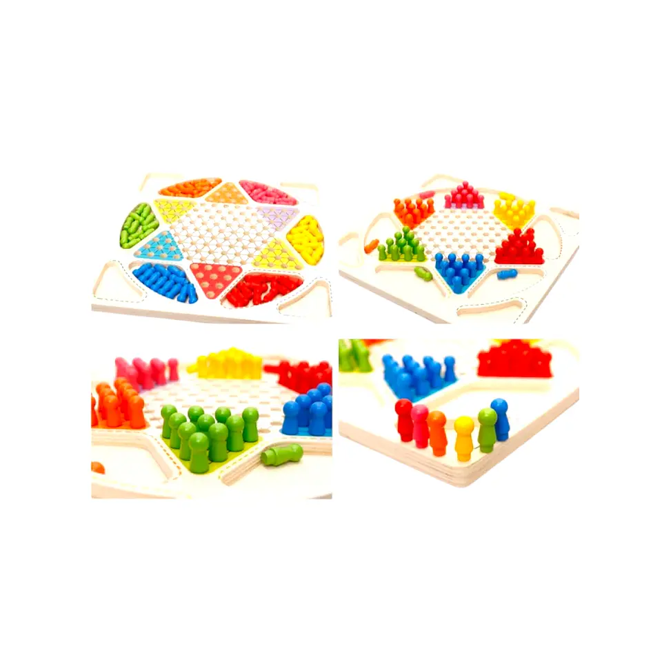 Juego de mesa 2 en 1 - Ludo y tablero chino 2