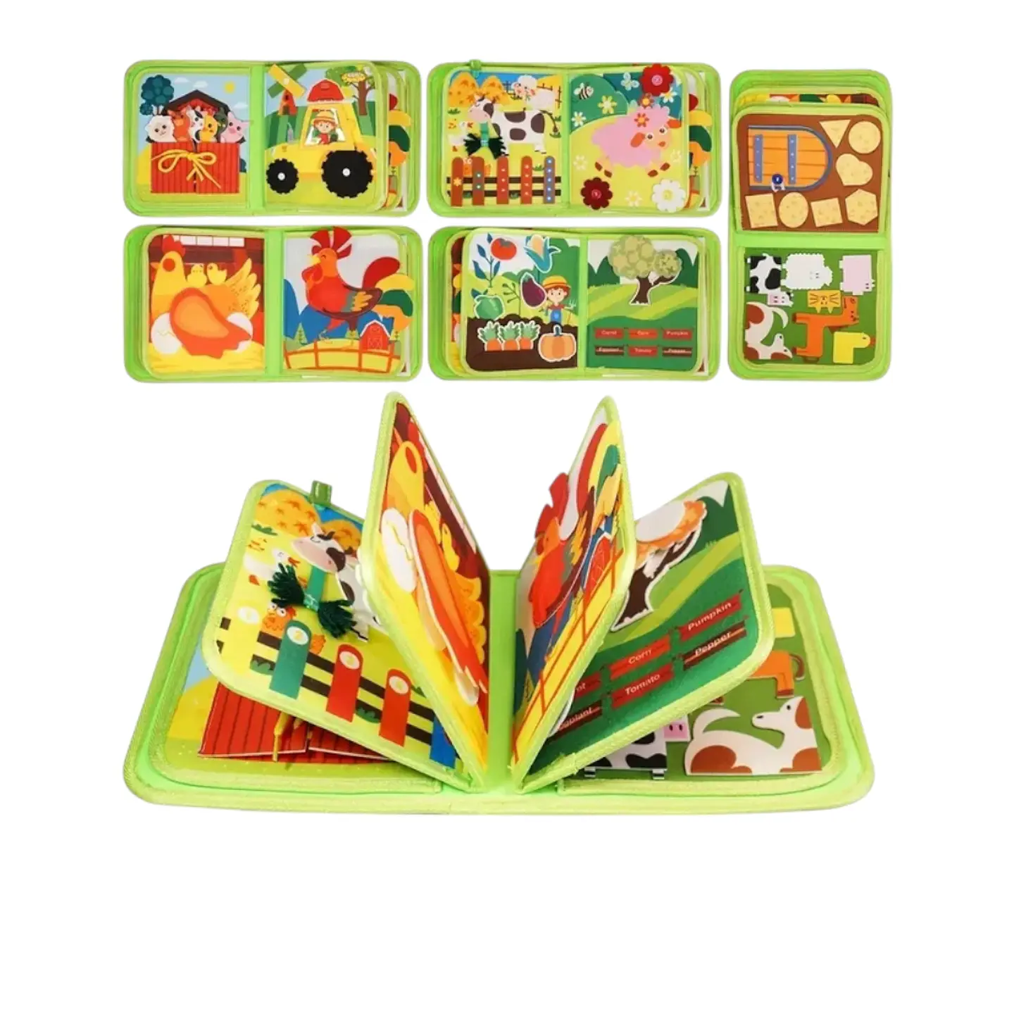 Libro sensorial de granja 3