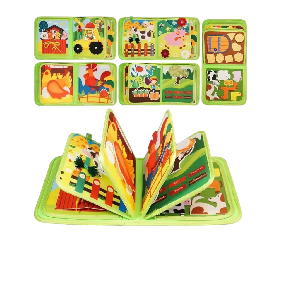 Libro sensorial de granja 3