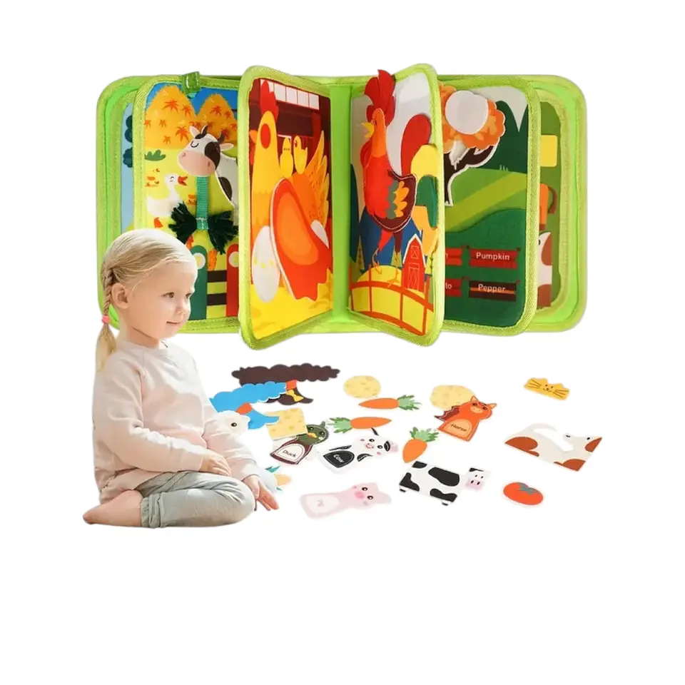 Libro sensorial de granja 4