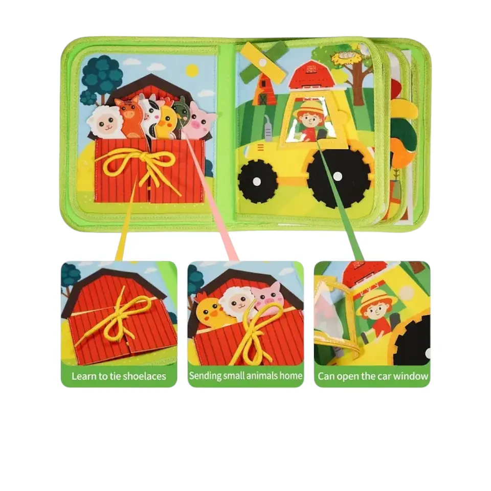 Libro sensorial de granja 5
