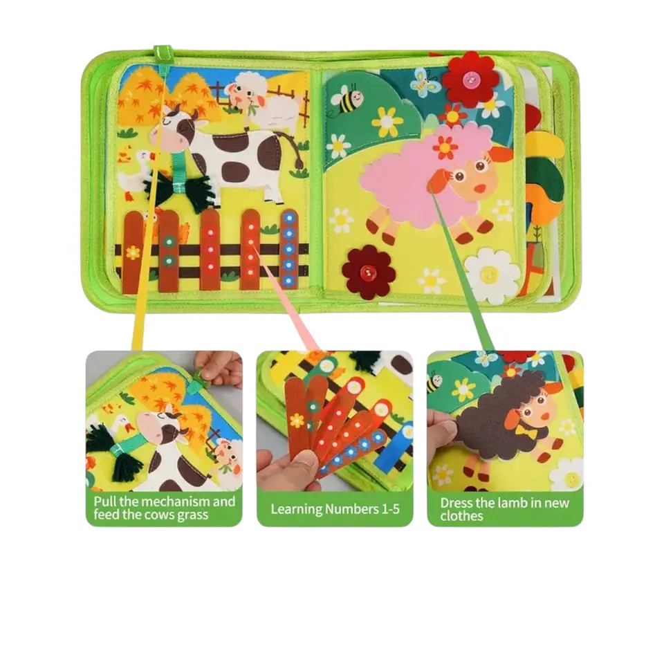 Libro sensorial de granja 6