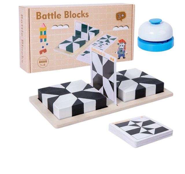 Juego de Batalla blanco y negro