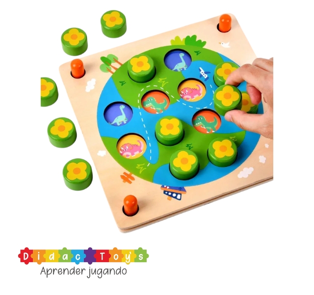 Juego 2 en 1 memorice infantil y ojo de lince