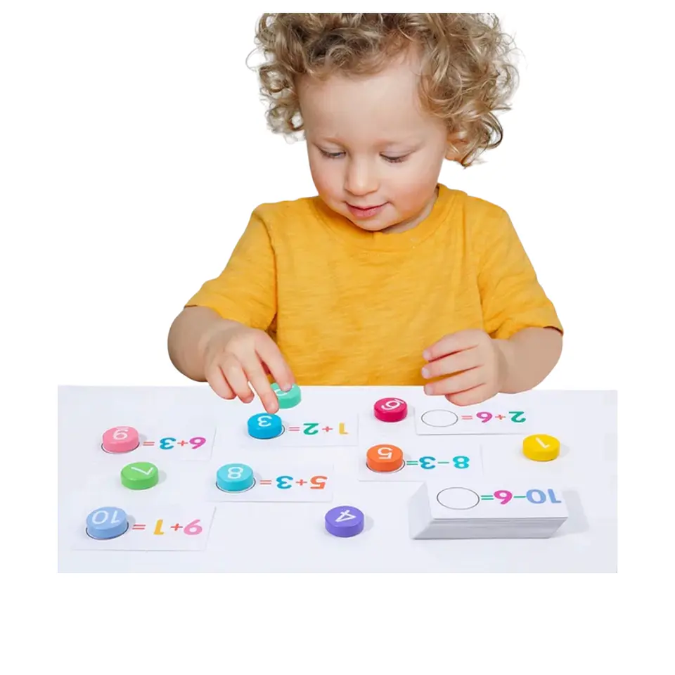Juego didactico tarjetas matemáticas  3