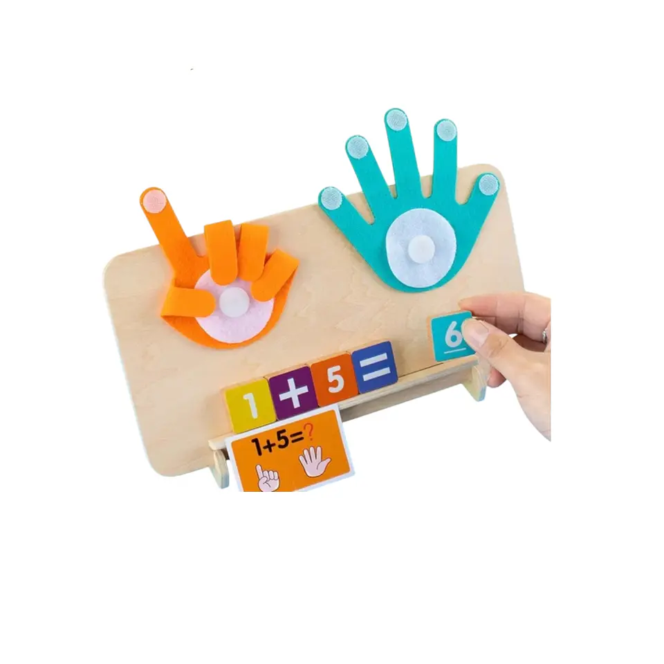 Juego Didáctico Sumar Y Restar Con Dedos Para Niños 3