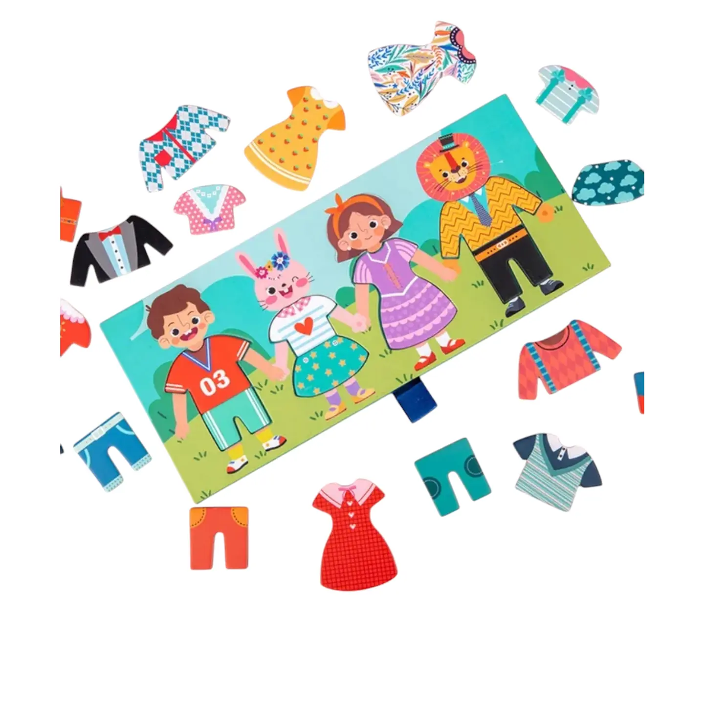 Juego de Clasificación Montessori - Tendedero de Ropa 3