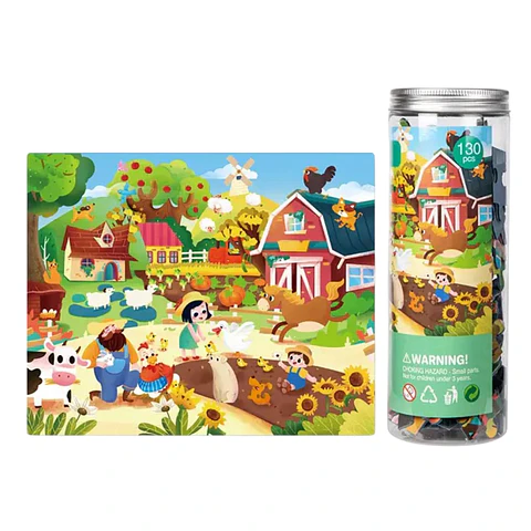 Rompecabezas en tubo 130 pcs 