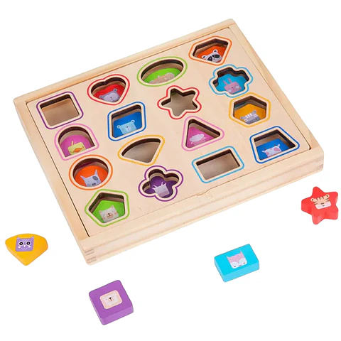 Tablero Encaje figuras geométricas y patrones 