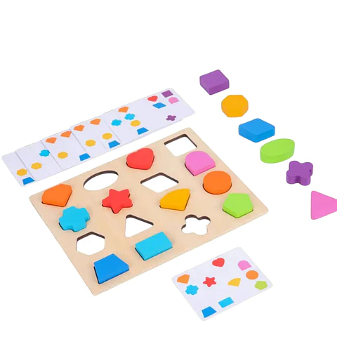 Tablero Encaje figuras geométricas y patrones 