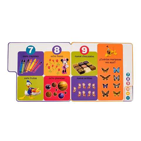Libro infantil La Casa de Mickey Mouse: Números