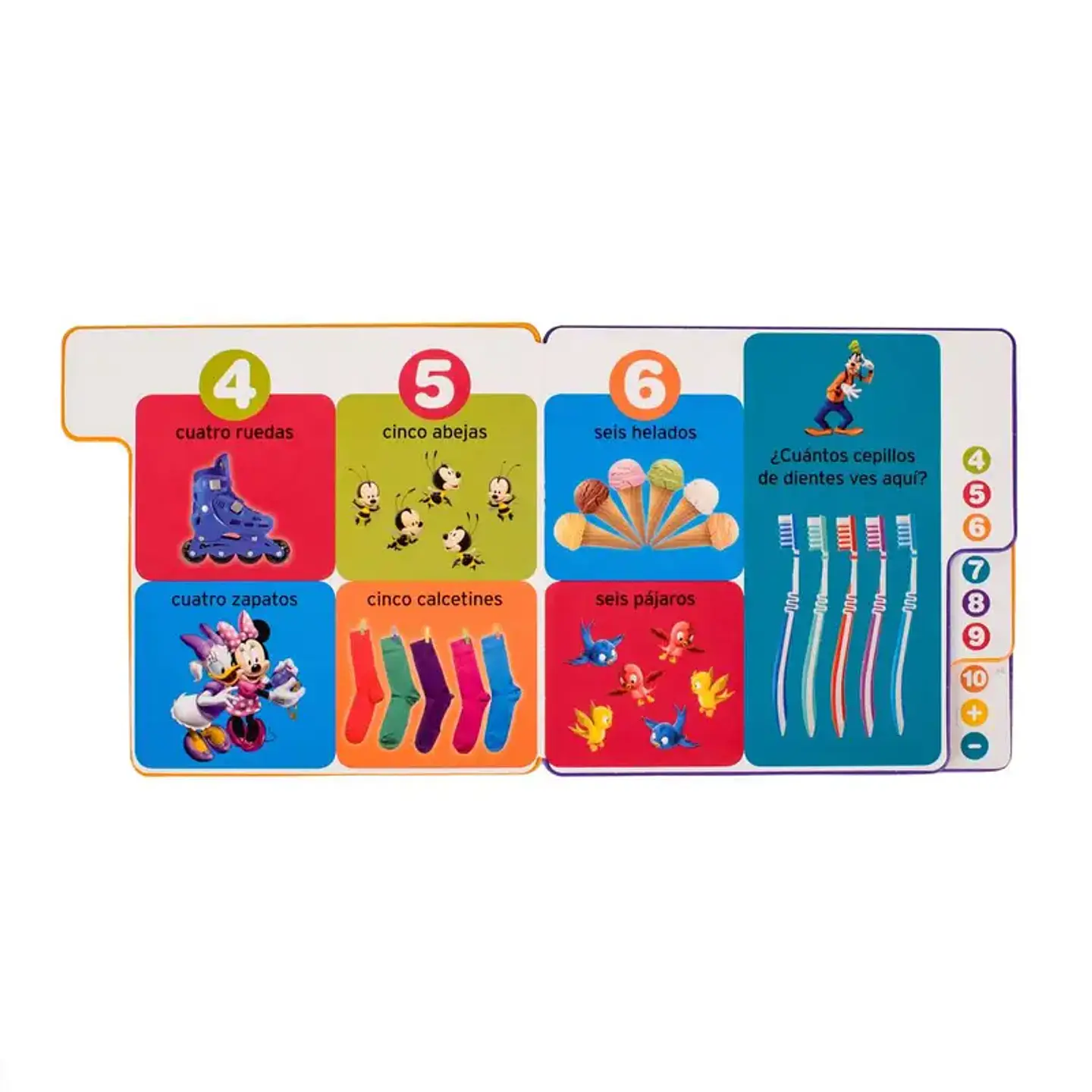 Libro infantil La Casa de Mickey Mouse: Números 3